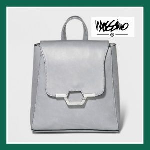 Grey Backpack Purse
